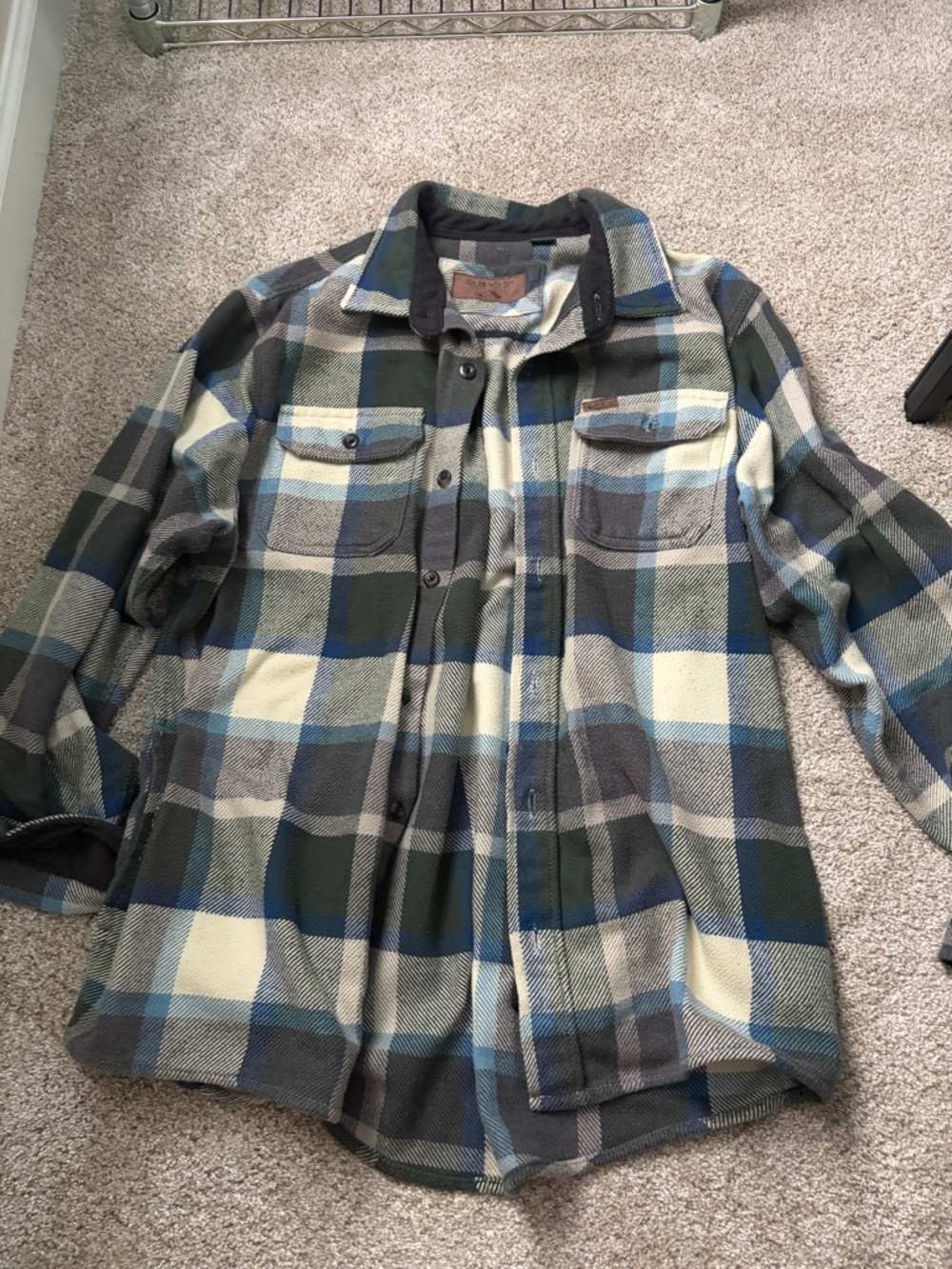 Orvis Flannel // Cotton/Poly Blend // Size Large